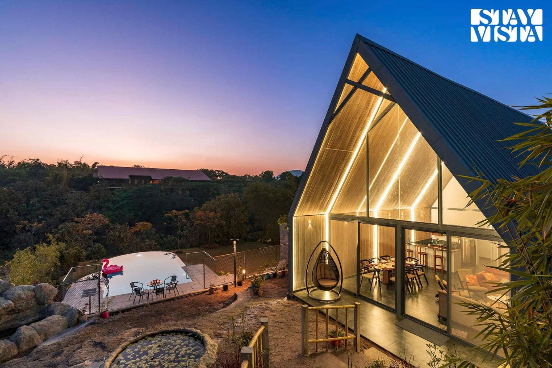 Stayvista'S Celeste Villa - Hill-View Retreat With Infinity Pool Nāsik Eksteriør bilde